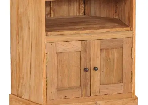 Dulap de colț, 60x45x60 cm, lemn masiv de tec - 1/5