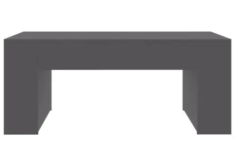 Măsuță de cafea, gri, 100 x 60 x 42 cm, lemn prelucrat - 4/5