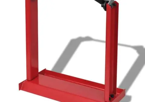 Suport profesional pentru echilibrare roți de motocicletă, roșu - 1/5