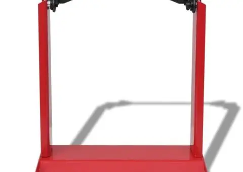 Suport profesional pentru echilibrare roți de motocicletă, roșu - 2/5