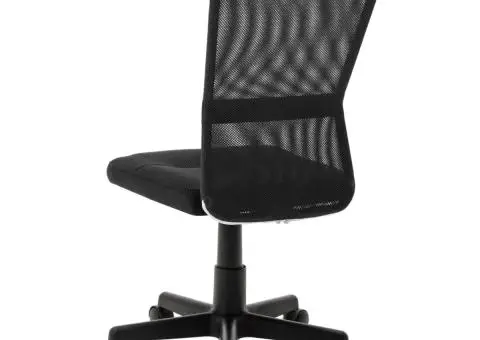 Scaun de birou, negru, 44x52x100 cm, plasă textil - 3/5