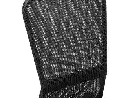 Scaun de birou, negru, 44x52x100 cm, plasă textil - 5/5