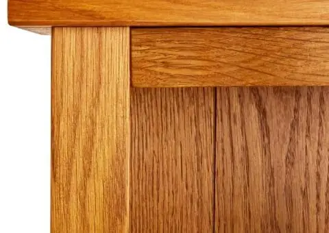 Bibliotecă 45x22,5x82 cm, lemn masiv de stejar - 4/5