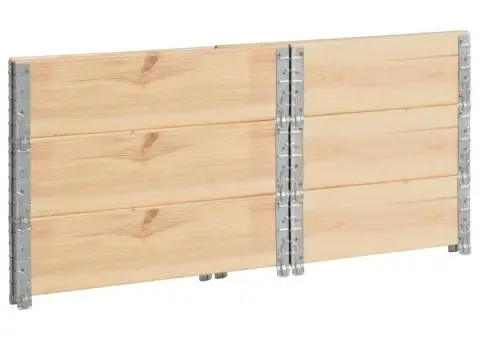 Rame pentru paleți, 3 buc., 60 x 80 cm, lemn masiv de pin - 4/5