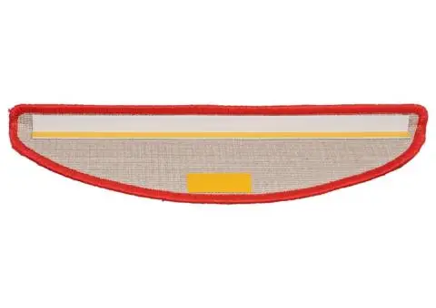 Covorașe pentru trepte scară, 15 buc., roșu, 56x17x3 cm - 5/5