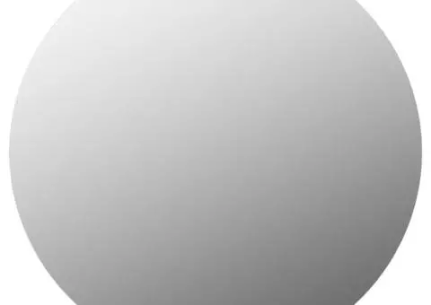 Oglindă fără ramă, 80 cm, sticlă, rotund - 2/5