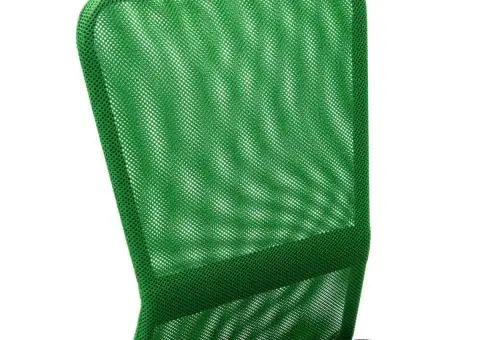 Scaun de birou, negru și verde, 44x52x100 cm, plasă textilă - 5/5