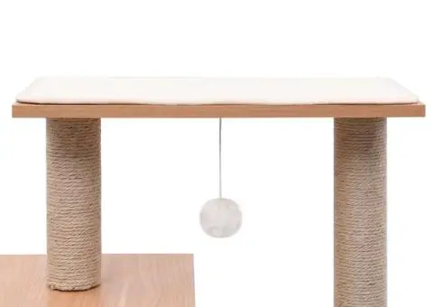 Ansamblu pentru pisici, covoraș din funie de sisal, 82 cm - 4/5