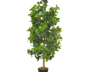 vidaXL Plantă artificială dafin cu ghiveci, verde, 120 cm
