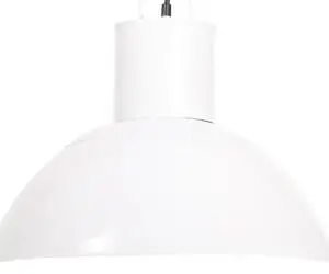 vidaXL Lampă suspendată, 25 W, alb, rotund, 48 cm, E27