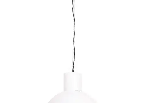Lampă suspendată, 25 W, alb, rotund, 48 cm, E27 - 3/5