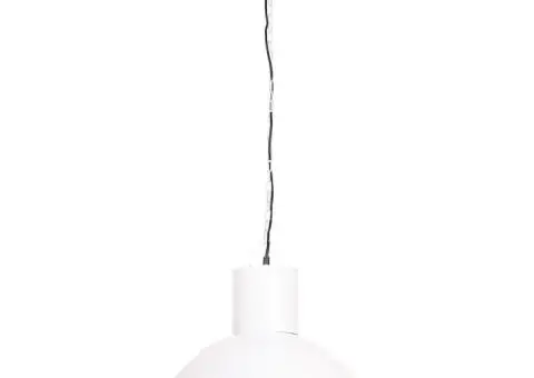 Lampă suspendată, 25 W, alb, rotund, 48 cm, E27 - 4/5