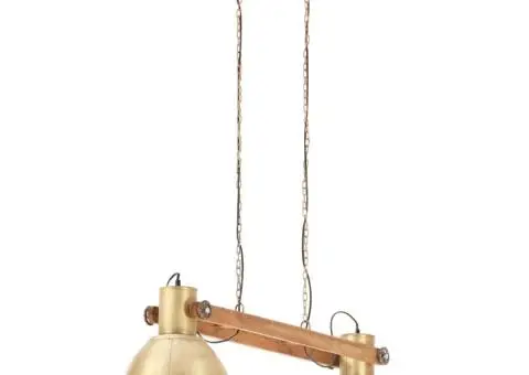 Lampă suspendată industrială, 25 W, arămiu, 109 cm, E27 - 1/5