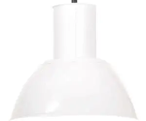 vidaXL Lampă suspendată, 25 W, alb, rotund, 28,5 cm, E27