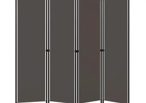 Paravan de cameră cu 4 panouri, antracit, 160x180 cm - 2/5