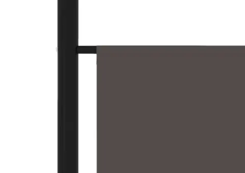 Paravan de cameră cu 5 panouri, antracit, 250 x 180 cm - 5/5