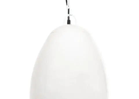 Lampă suspendată industrială, 25 W, alb, 42 cm, E27, rotund - 2/5