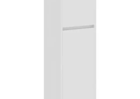 Dulap de baie, alb, 30x30x95 cm, lemn prelucrat - 2/5