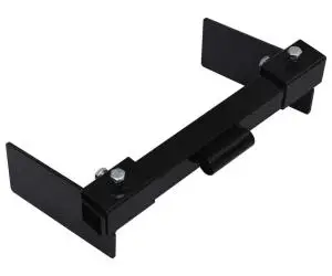 vidaXL Adaptor plug de zăpadă pentru mașina de tuns iarba, negru