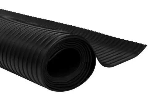 Covoraș de cauciuc anti-alunecare 5 x 1 m, cu nervuri late - 2/4