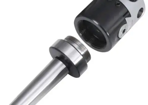 Set unelte de alezat, 15 piese, cap de alezat 50 mm, MT3-F1-12 - 4/5