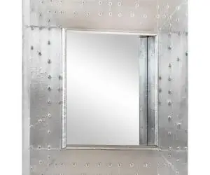 vidaXL Oglindă, design aviator, 50x50 cm, metal