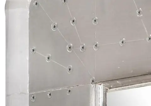 Oglindă, design aviator, 50x50 cm, metal - 5/5