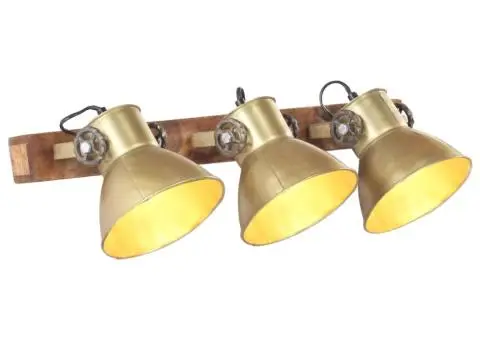 Lampă de perete industrială, arămiu, 65 x 25 cm, E27 - 1/5