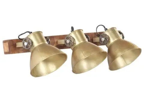 Lampă de perete industrială, arămiu, 65 x 25 cm, E27 - 2/5