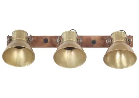 Lampă de perete industrială, arămiu, 65 x 25 cm, E27 - 3/5