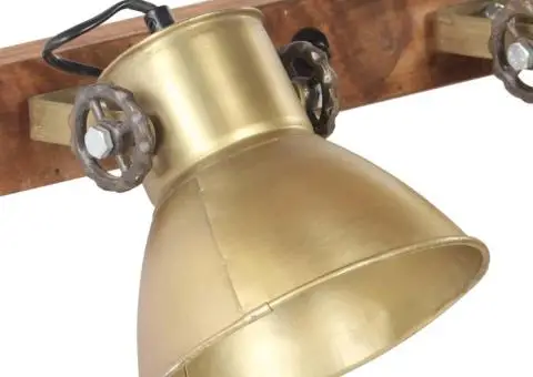 Lampă de perete industrială, arămiu, 65 x 25 cm, E27 - 4/5