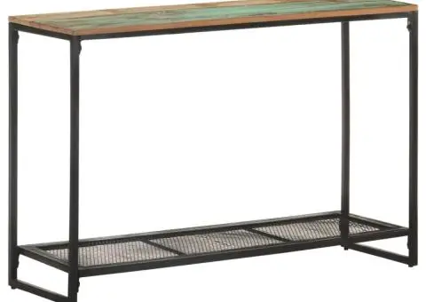 Masă consolă, 110 x 35 x 75 cm, lemn masiv reciclat - 1/5