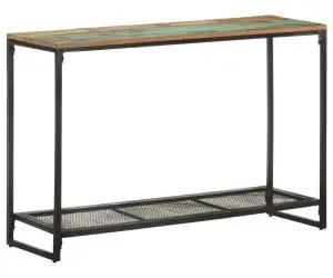 vidaXL Masă consolă, 110 x 35 x 75 cm, lemn masiv reciclat