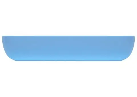 Chiuvetă dreptunghiulară lux, bleu mat, 71 x 38 cm, ceramică - 4/5