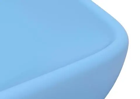 Chiuvetă dreptunghiulară lux, bleu mat, 71 x 38 cm, ceramică - 5/5