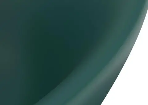 Chiuvetă lux preaplin verde închis mat 58,5x39 cm ceramică oval - 5/5