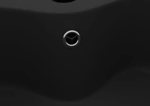 Chiuvetă de lux cu preaplin, negru mat, 36 x 13 cm, ceramică - 5/5