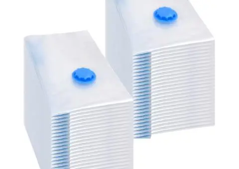 Saci vidați îmbrăcăminte depozitare voiaj 50 buc. 60x40 cm - 1/5