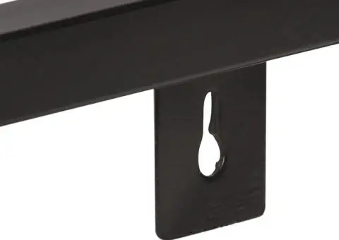 Rafturi de perete, 2 buc., 160 cm, lemn de mango nefinisat - 5/5