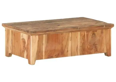 Masă de cafea, 90 x 50 x 31 cm, lemn masiv reciclat - 4/5