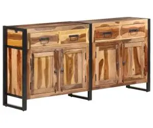 vidaXL Servantă, 172x35x80 cm, lemn masiv acacia cu finisaj miere
