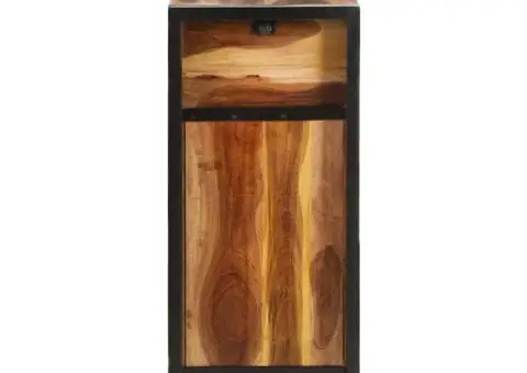 Servantă, 172x35x80 cm, lemn masiv acacia cu finisaj miere - 4/5