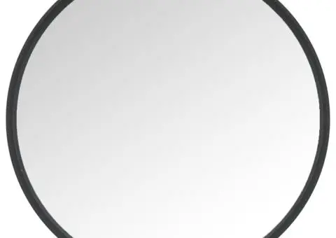 Oglindă de perete, negru, 30 cm - 2/5