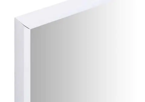 Oglindă, alb, 80x60 cm - 4/5