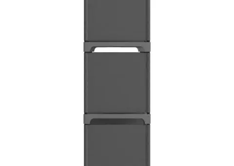 Raft expunere 9 cuburi gri 103x30x107,5 cm, material textil - 3/5