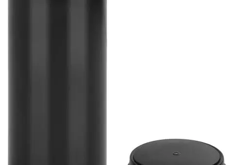 Coș de gunoi automat cu senzor, 80 L, negru, oțel carbon - 4/5