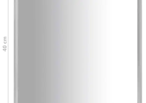 Oglindă ,argintiu,40x40cm - 5/5