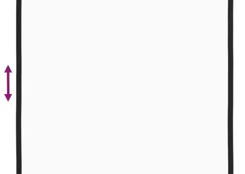 Ecran de proiecție 72" 1: 1 - 4/5