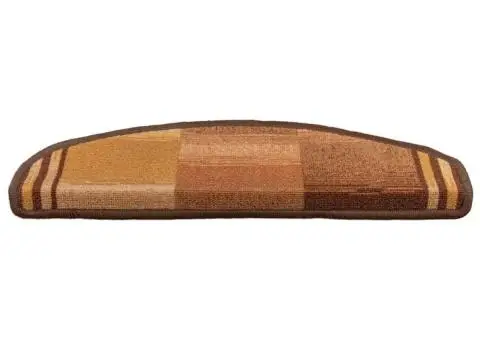 Covorașe autoadezive scări, 15 buc., maro, 65x21x4 cm - 3/5