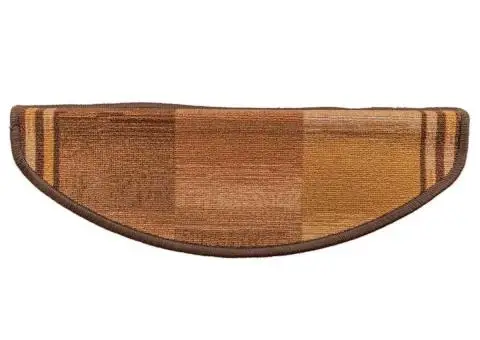 Covorașe autoadezive scări, 15 buc., maro, 65x21x4 cm - 4/5